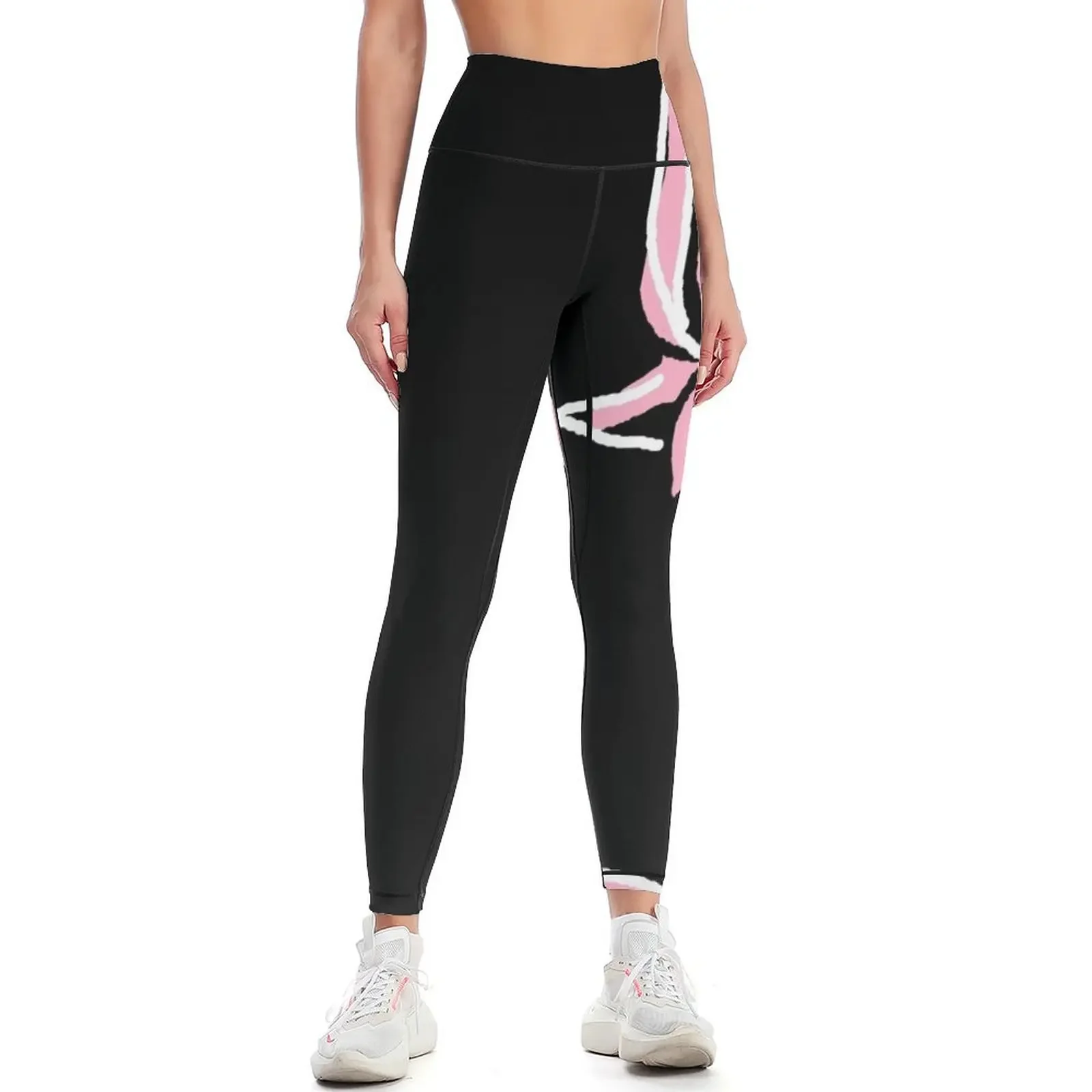 

Pink Lotus Leggings sportswear gym jogging pants sporty woman gym for girls Womens Leggings