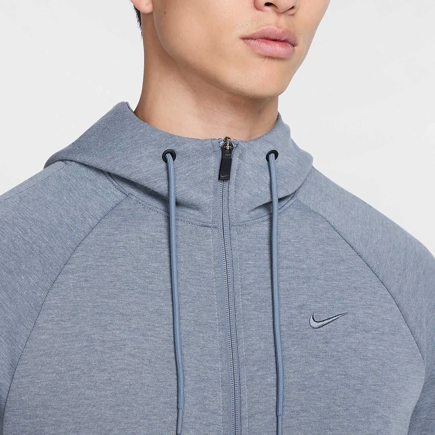 Giacca da corsa da allenamento con protezione solare con cappuccio da uomo originale Nike Dri-FIT FZ0968-065