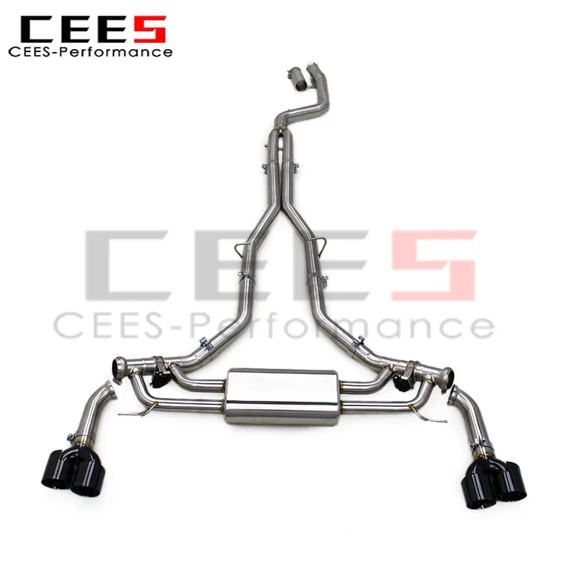 cees Catback Exhaust System for BMW X5 X6 G05 G06 3.0T 2019-2023 SUS304 Pipe Muffler Racing Car Valvetronic Exhaust System