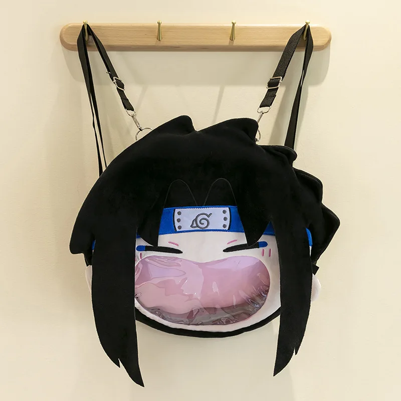 Anime Naruto Uzumaki Naruto Sasuke Backpack Creative Cartoon Messenger Bag Student Gift