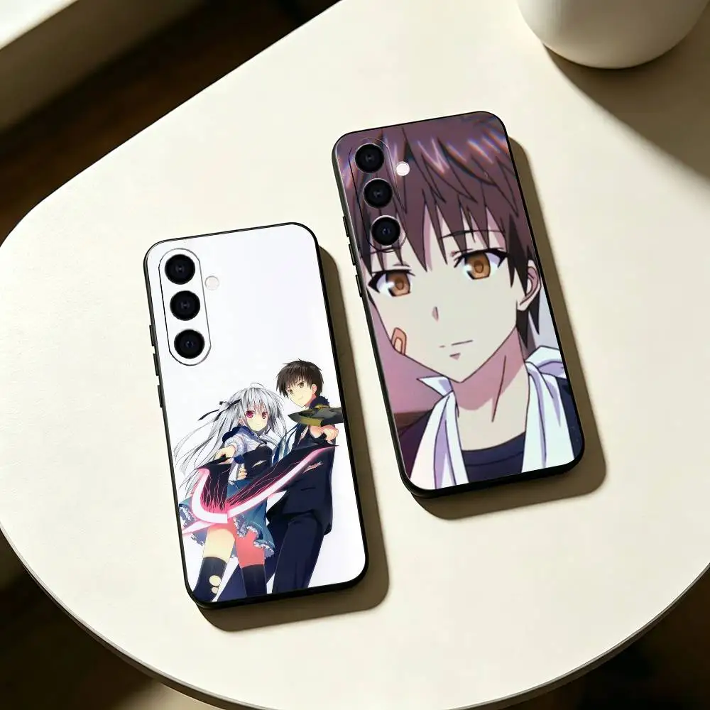 Funda de teléfono Absolute Duo T-Toru Kokonoe para Samsung Galaxy A73,A72,A71,A70,A53,A52,A51, funda negra de silicona suave