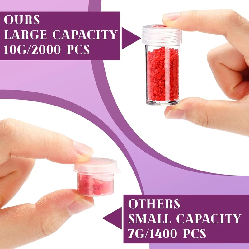 D Iamond-caja de almacenamiento para pintura, caja de almacenamiento con cuentas de 60 cuadrículas, accesorios de Arte de diamantes, con etiquetas