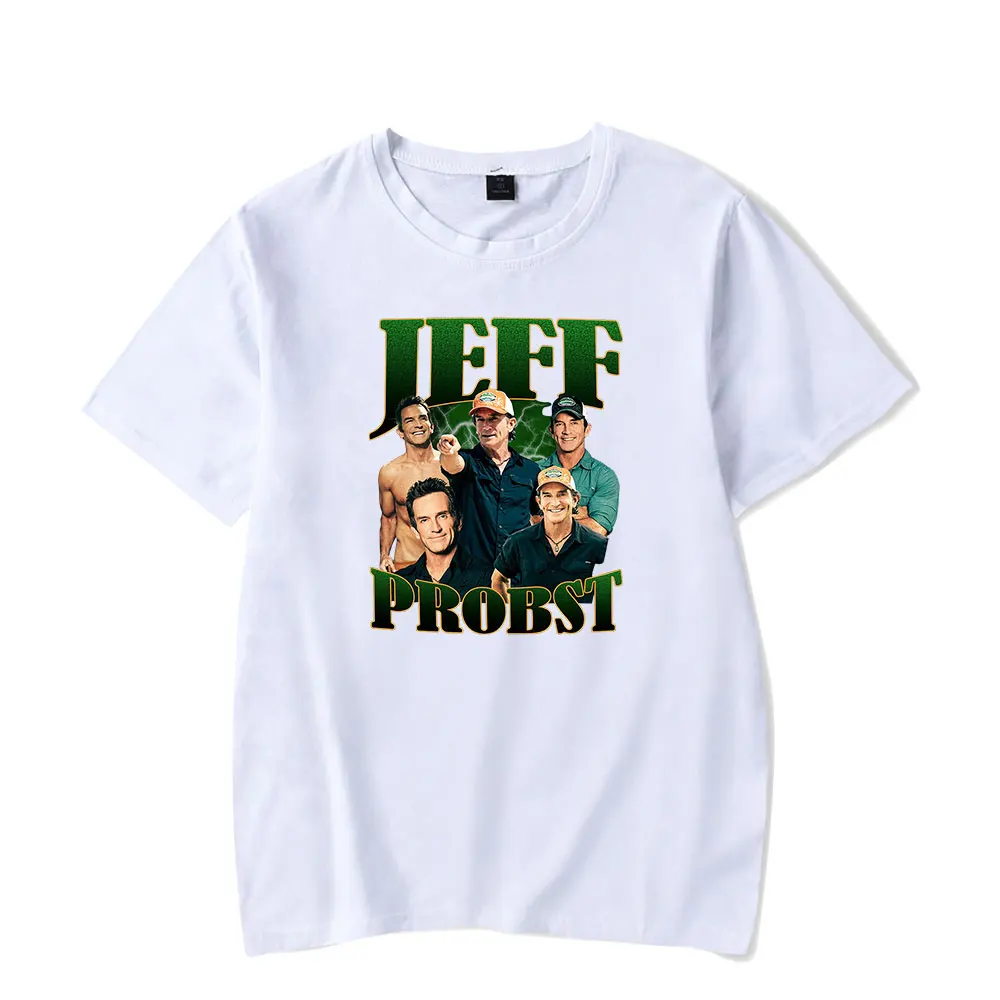 Jeff Probst Short Sleeve T Shirt Unisex Sport Pullover Outwear Harajuku Tops