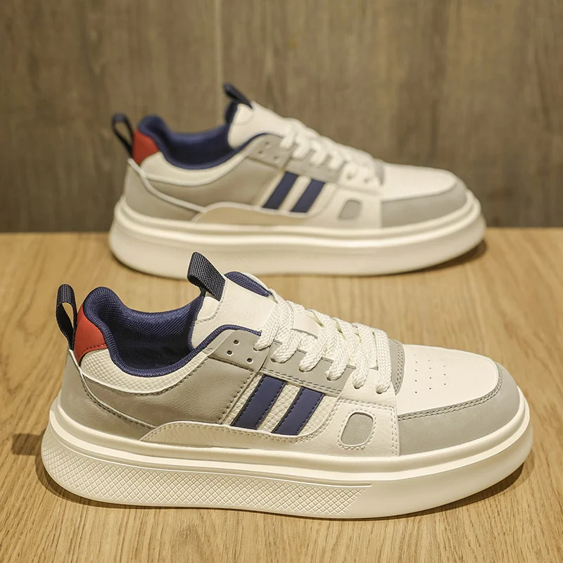 

Men's Casual Sports Shoes with Thick Sole – Multi-Functional Running Style, Lightweight Breathable Lining. Perfect for Outdoor A