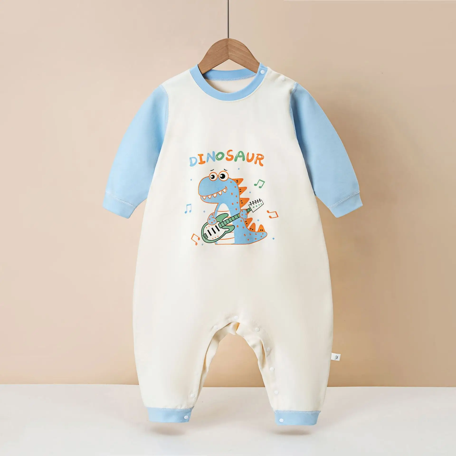 

Детский комбинезон с длинными рукавами, осень-зима, От 0 до 6 лет, хлопковые комбинезоны с мультяшным принтом для новорожденных, одежда для сна для мальчиков и девочек, костюмы для ползания