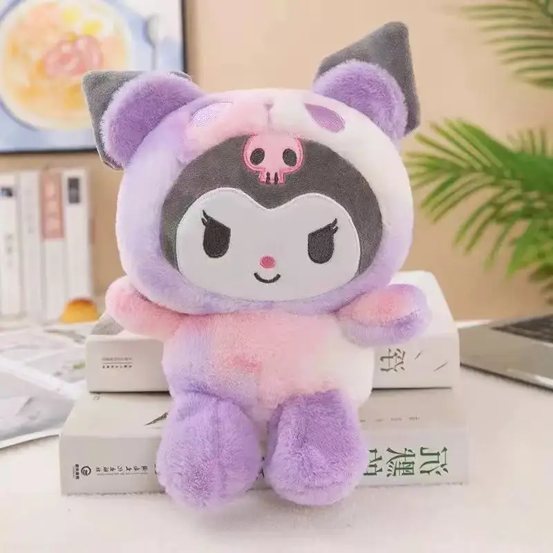 ตุ๊กตาคุโรมิ ซานริโอ้ ขนาด 25 ซม. น่ารัก ตุ๊กตาเจ้าหญิง ตุ๊กตาผ้า ตุ๊กตาของเล่นนุ่มนิ่ม ของขวัญวันเกิดสำหรับเด็กหญิง เด็กชาย