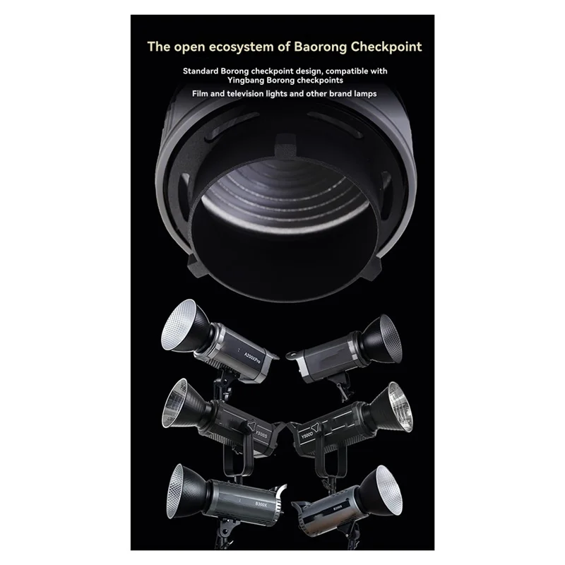 

Лучший выбор, фотографическая лампа, прожектор, трубка, 5-кратный яркий оптический зум, линза Френеля для художественного моделирования и фотографии