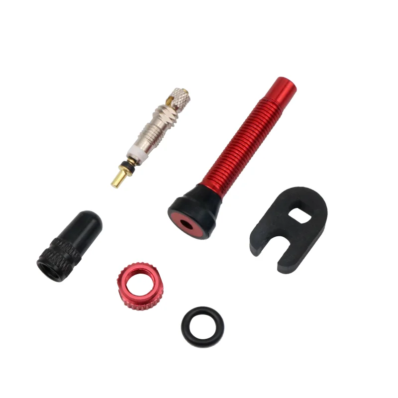 40MM 60MM Bicycle Tubeless Tire F/V Presta Valve CNC Machined Anodized Presta Valves MTB Road Bike Tubeless Tires Brass Stem