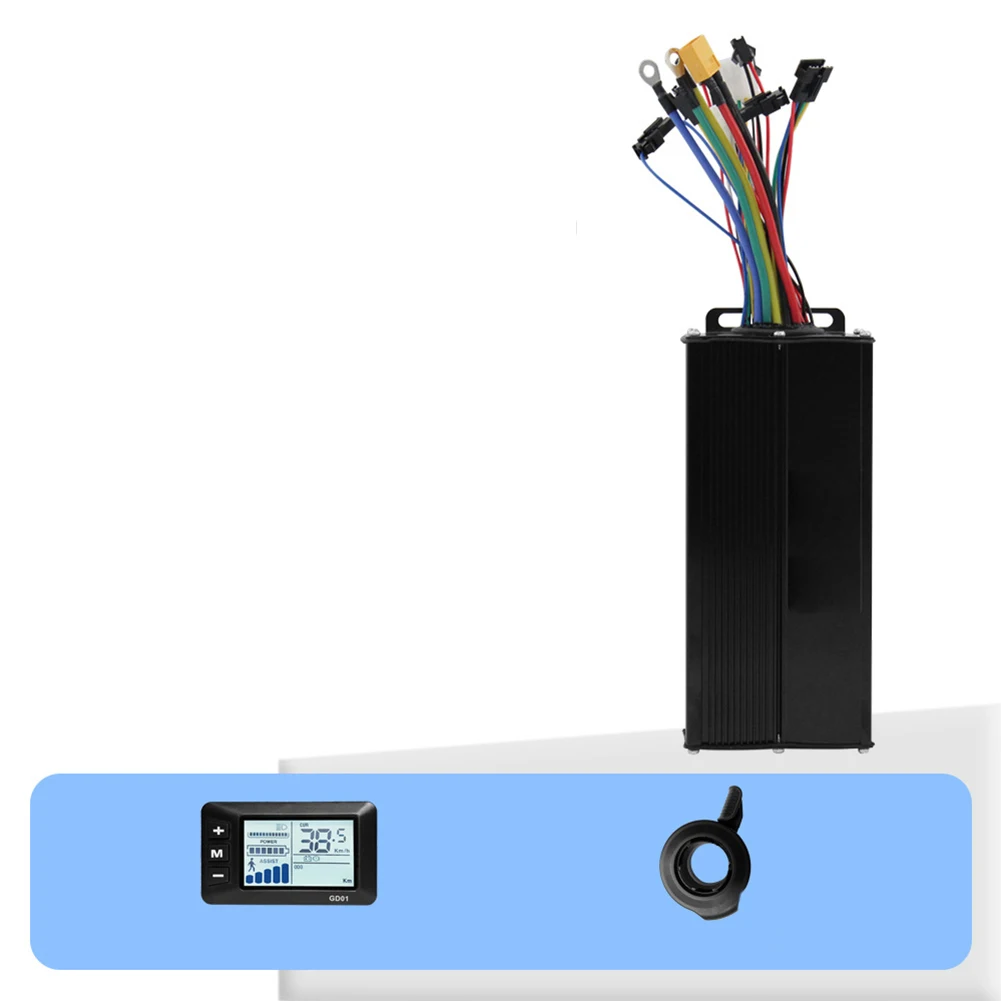 

Brushless Motor Controller System with LCD Display Ideal for Electric Bikes Running on a Voltage Range of 36 52 Volts