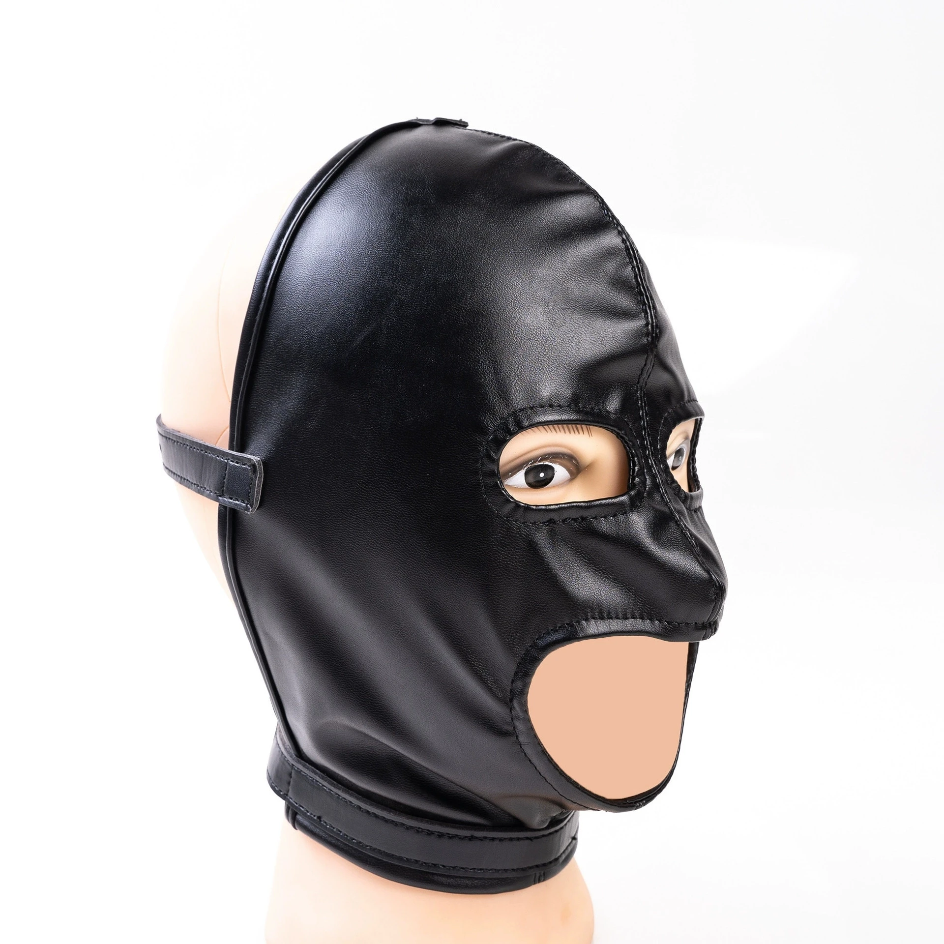 Masque réglable en cuir souple pour Halloween, déguisement intégral pour adultes, jeu de rôle, masque de crâne de film, mascarade, accessoires effrayants de Cosplay