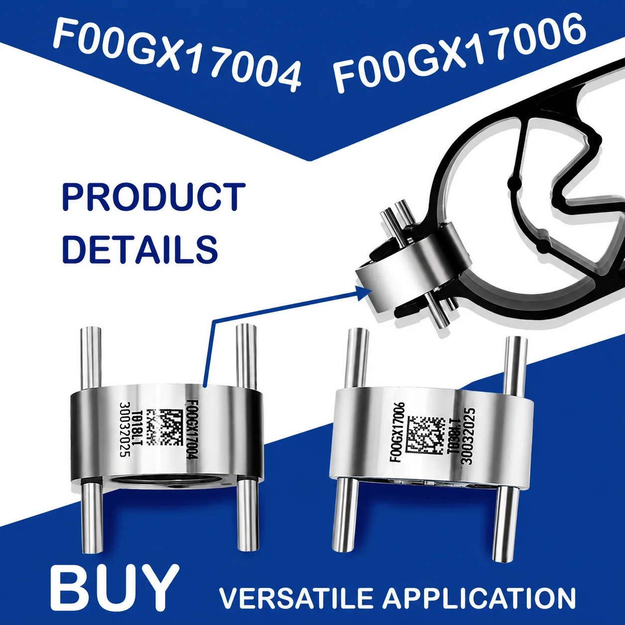 F00GX17006 Diesel Motor Piezoelectric Control Valve F00GX17004 of Common Rail System & Fuel Injection System YE2528