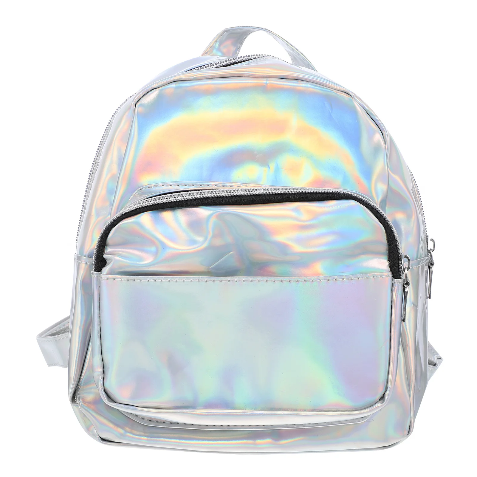 

Glossy Laser Backpack Design Large Capacity Fashion Casual Bookbag for Travel Storage Night Out Shopping