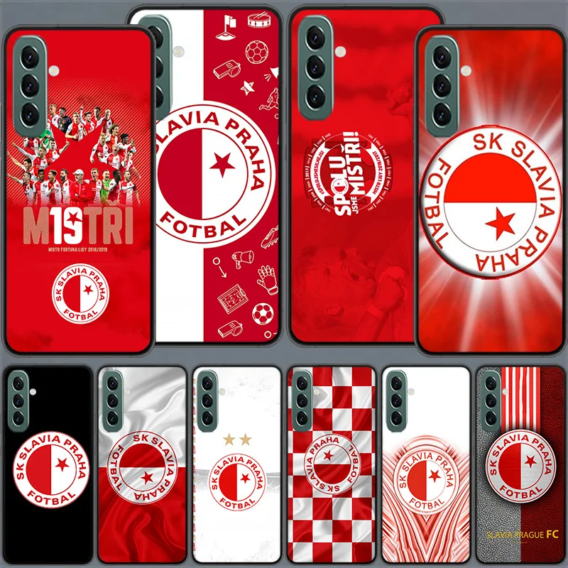 Sk Slavia Praha Czech Republic Phone Case For Samsung A15 A25 A35 A55 Galaxy A05S A03 A03S A02S A71 A51 A41 A31 A21 A11 A70S A50