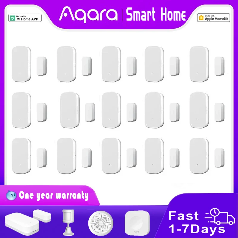 Aqara Door Window Sensor Zigbee Wireless Connection Smart Mini Door Sensor Work With APP HomeKit Mi Home For Xiaomi Smart Home