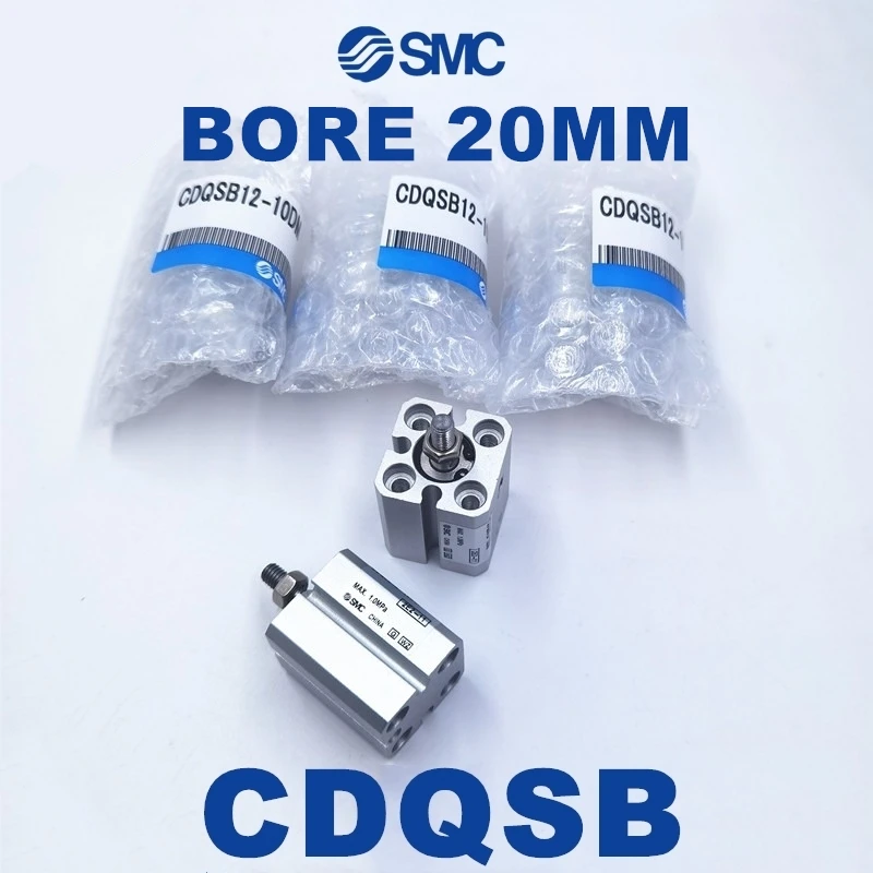 CDQSB20 SMC CDQSB CQSB  Female Compact Cylinder  Pneumatic Double Acting CDQSB20-35D CDQSB20-40D CDQSB20-45D 50