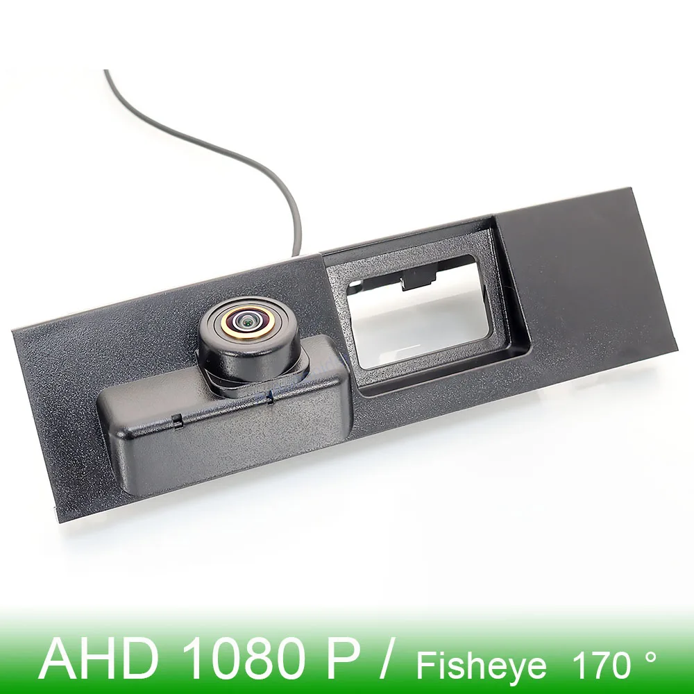 

AHD 1080P Golden Fish Eye Truck Handle Car Rear View Camera For Ford Mondeo MK3 MK4 S-Max 2014 2015 2016 Car HD Night Vision