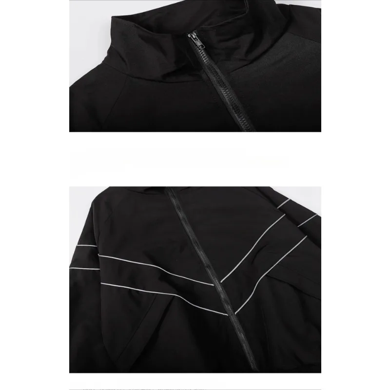 Reflective jackets for autumn winter new men's and women's windbreakers casual couple jackets men windproof flying youth spring