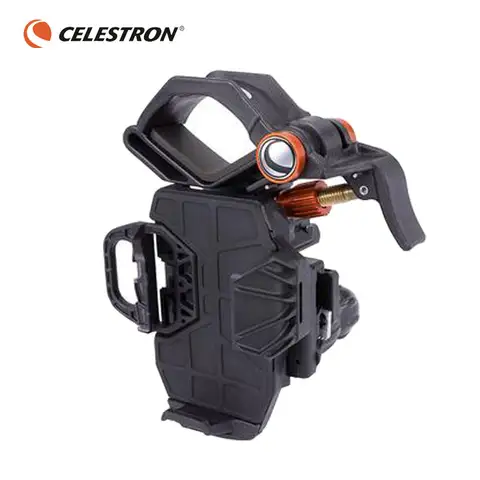 Celestron NexYZ 3-Axis Universal สมาร์ทโฟนอะแดปเตอร์โทรศัพท์มือถือเหมาะสําหรับกล้องโทรทรรศน์ดาราศาสตร์กล้องส่องทางไกลกล้องจุลทรรศน์สถานที่ท่องเที่ยว