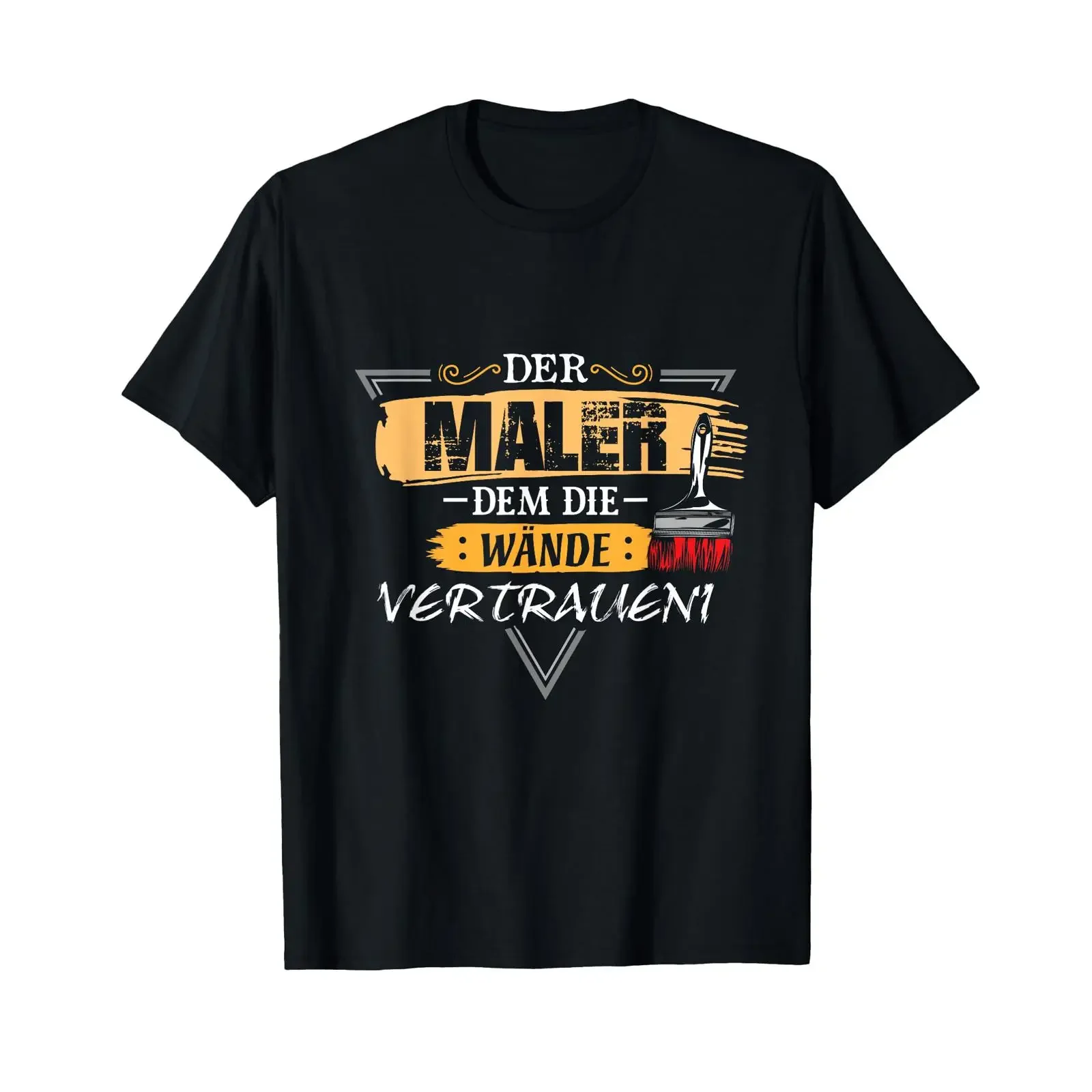 Painter The Walls Trust T-Shirt Vintage-Waschung Lässige Grafik-Designer-Kleidung Bequemes Oberteil für den Alltag Streetwear