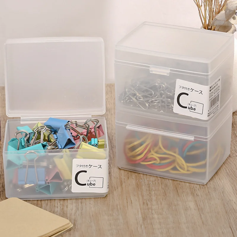 Transparent Storage Box Plastic Organizer Boxes Jewelry Packaging Container for Necklace Earrings Rings Organizer Accessories