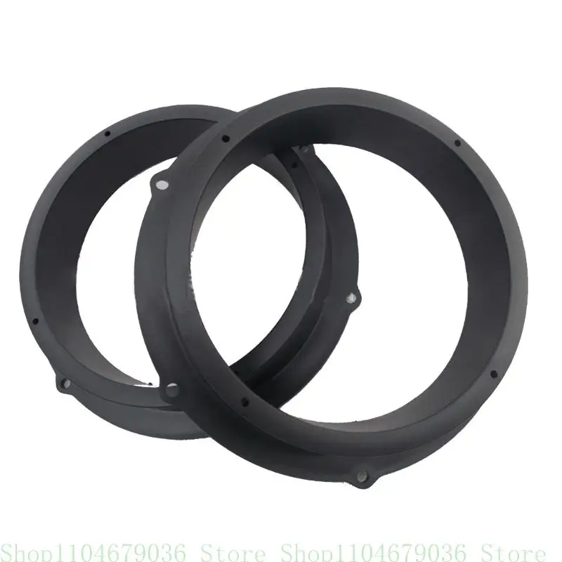 

2pcs Black 6.5 inch Car Speaker Mounting Spacer Adaptor Rings Suitable for Magotan-Skoda Car Stereo Speaker Spacer