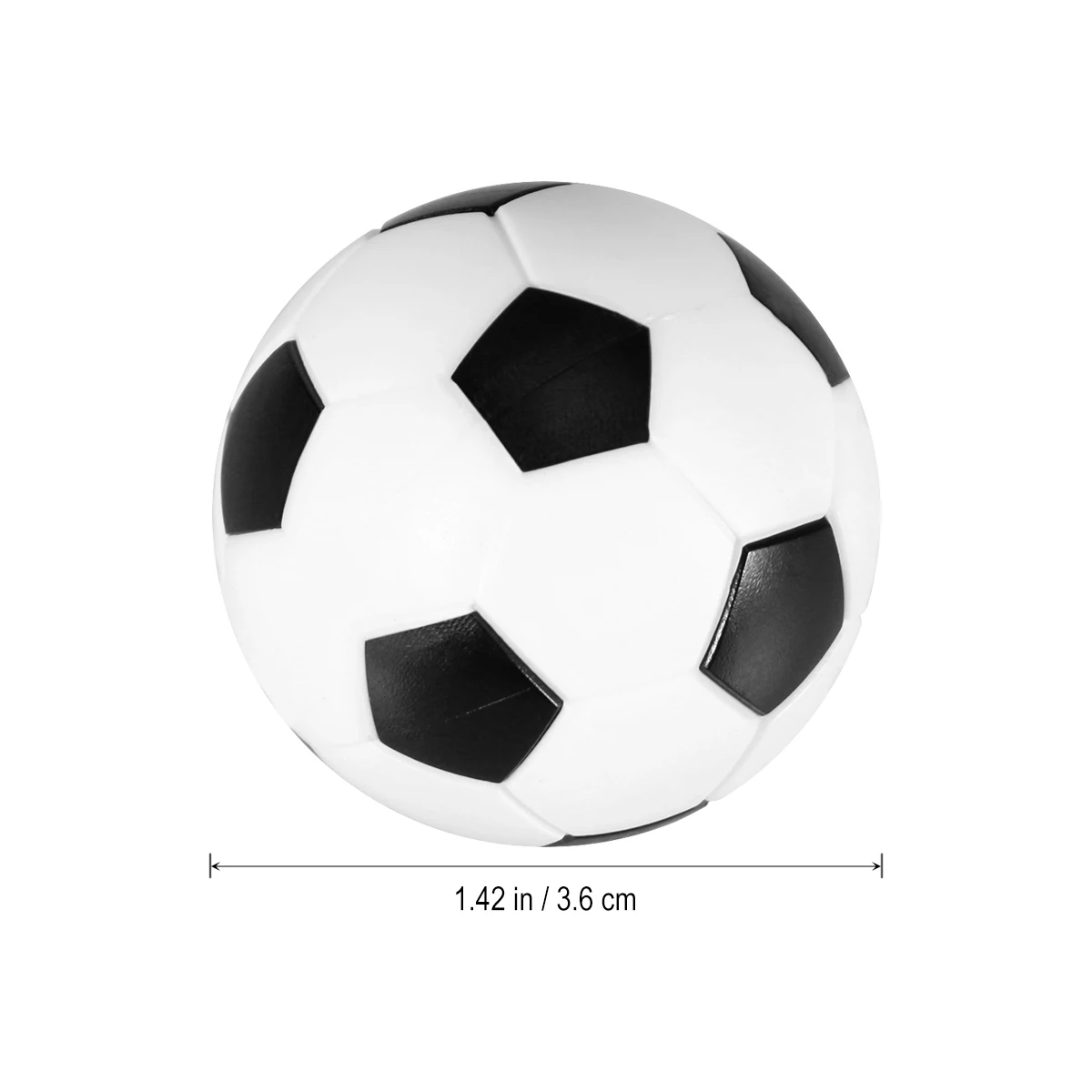 

12pcs Foosball Balls 36MM Black White Table Soccer Replacement Casual Sports Accessories Desk Football Entertainment