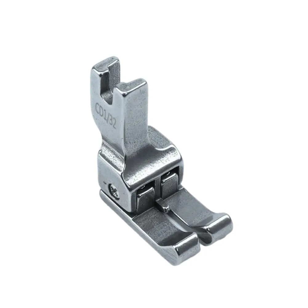 1pc Double Compensating Presser Foot Industrial Sewing Machine Steel Right&Left Top Stitching 1, 2, 3, 5, 6mm Presser Feet