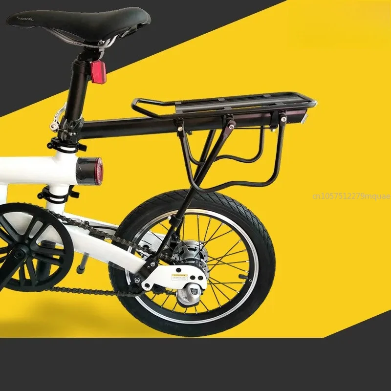 Home Electric Bicycle Folding Moped Rear Luggage Rack Passenger Seat Original Load Shelf Outdoor Travel Storage