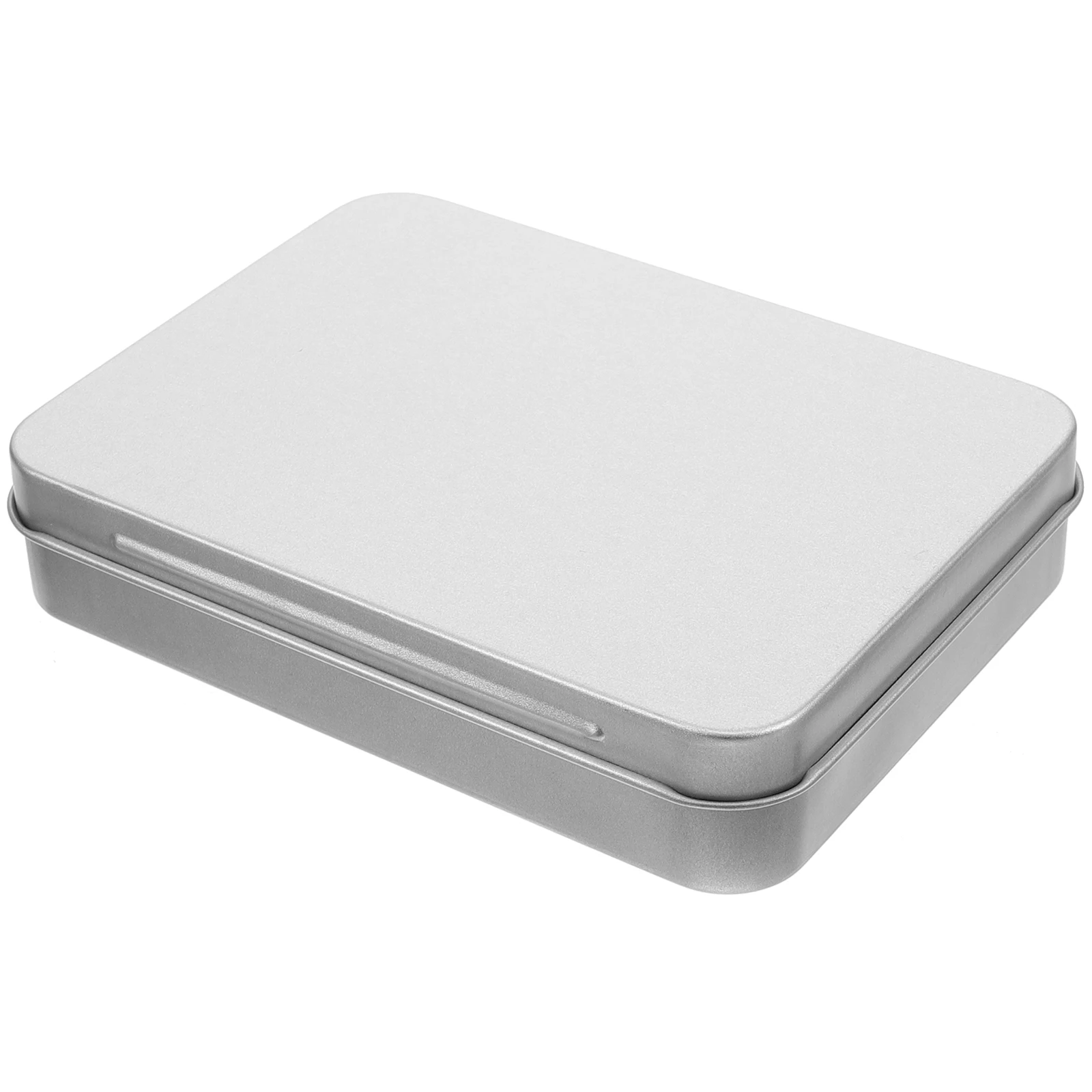 

Tin Box Lid Rectangular Metal Storage Can Tinplate Container For Match Rope Candy Tea Gift Tinplate Candy Case Reusable