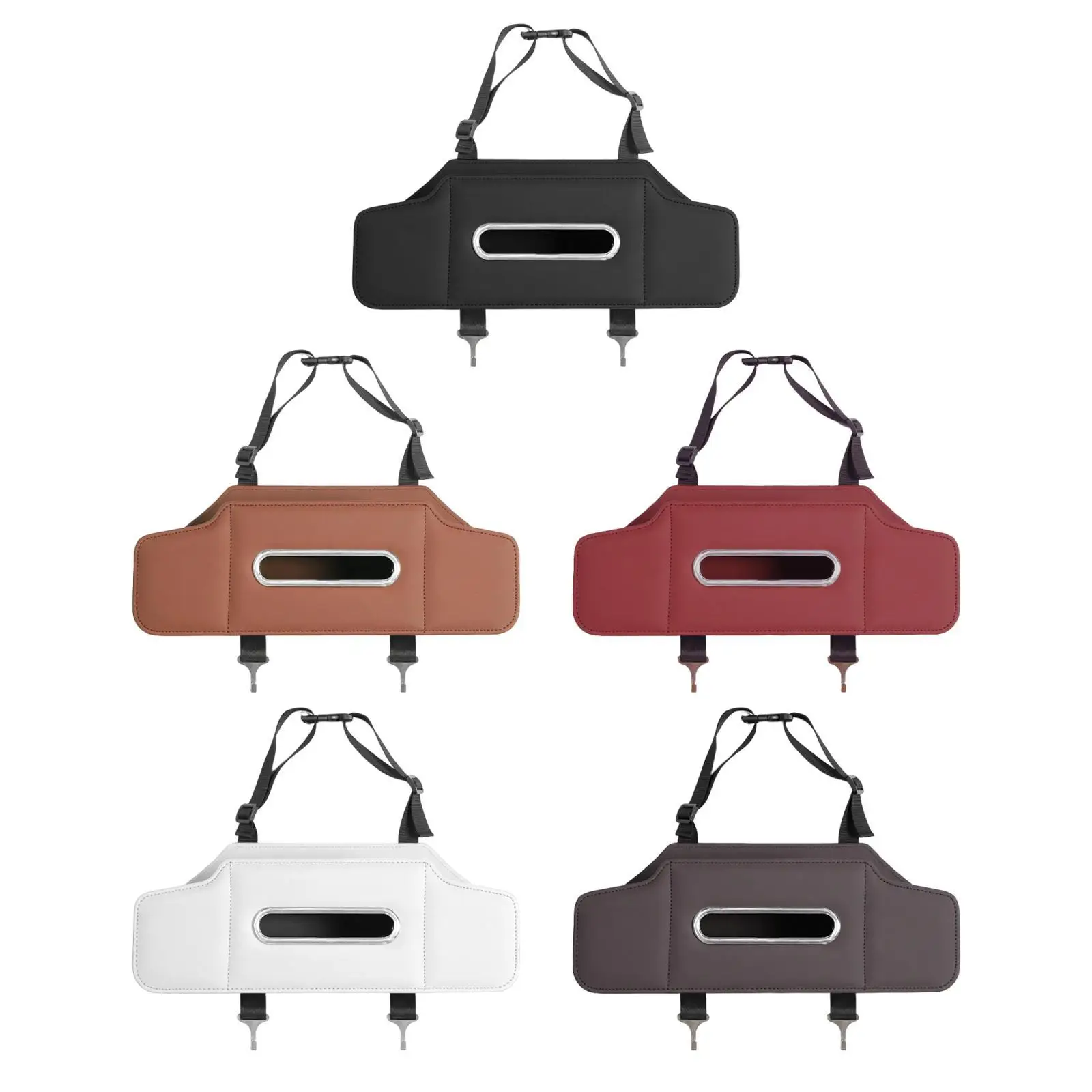 

Car Seat Back Organizer with Tissue Holder Detachable Backseat Car Organizer