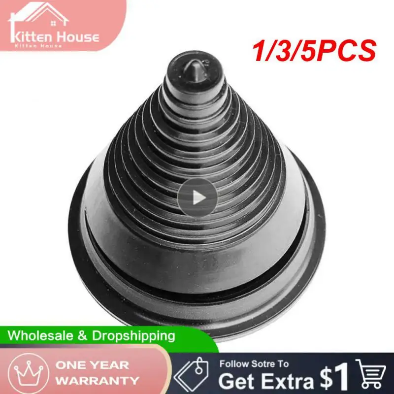 1/3/5PCS Black Tapered Rubber Wiring Grommets Gasket Electric Box Cable Protector Dust Plug 12/25/30/35/40/50/60/70/80/90-130mm