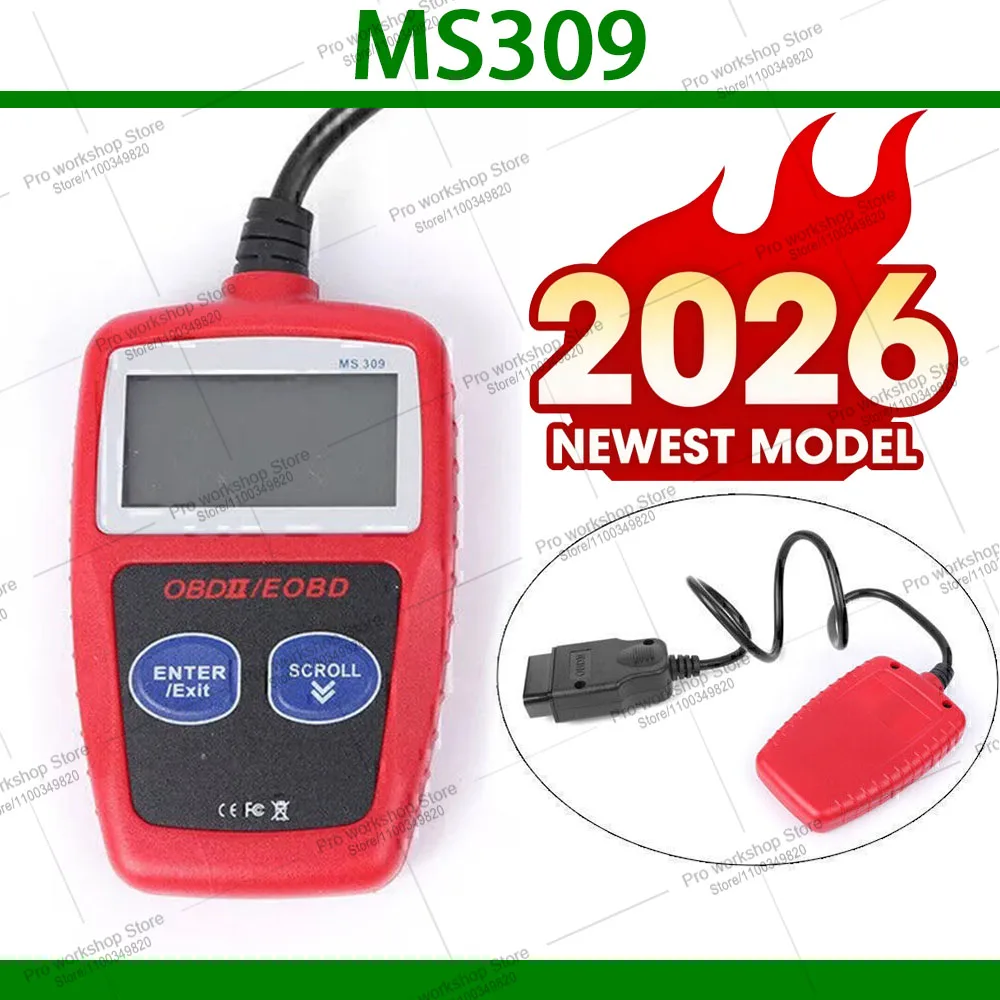 Advanced Car Diagnostic Tool Plus Upgraded MS309 Pro OBD2 OBDII EOBD Fault Code Reader Scanner Enhanced Error Detection Tester