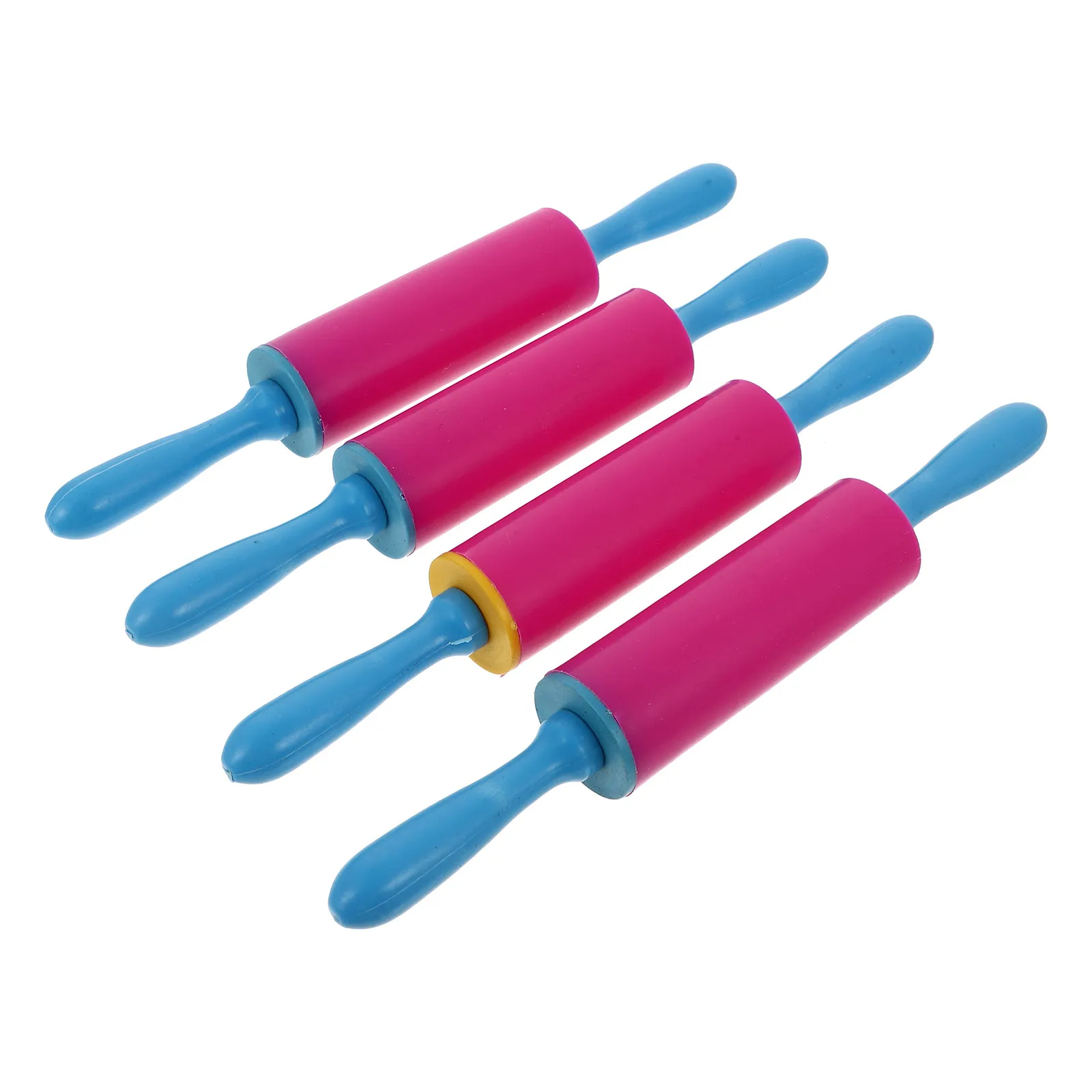 4 Peças de Acessórios de Argila para Crianças, Bastões Sólidos de ABS para Modelagem, Ferramentas Manuais DIY para Argila, Suprimentos e Ferramentas para Modelagem de Cerâmica