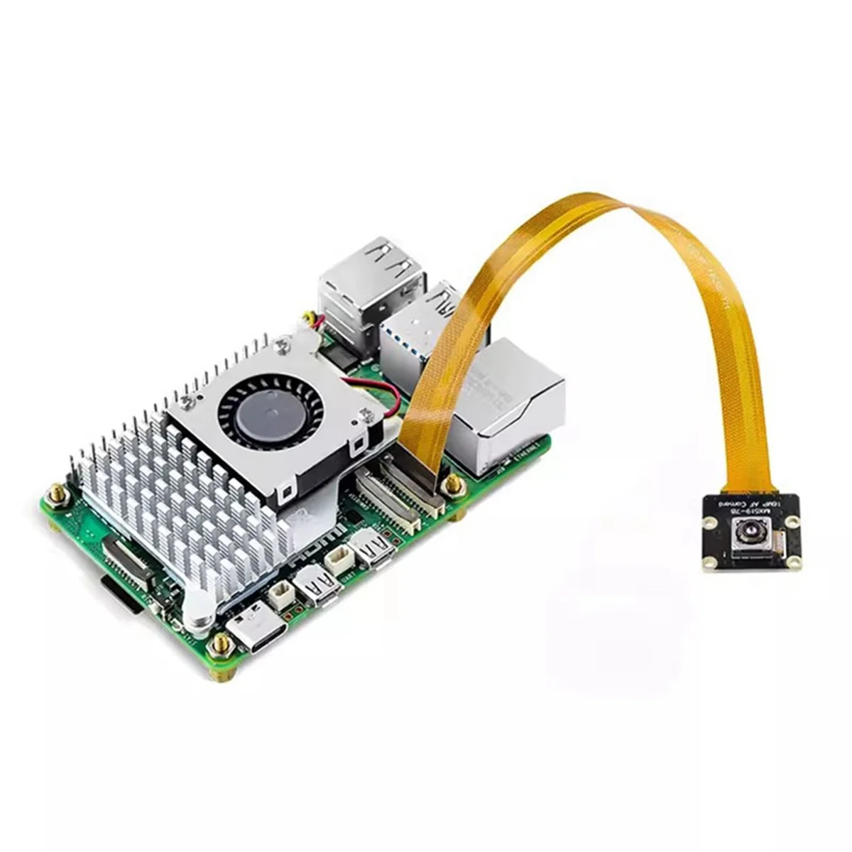 B68A For Raspberry Pi 5 16MP AF Camera Auto Focus IMX519-78 4656x3496 High-Resolution Industrial Grade Camera Module