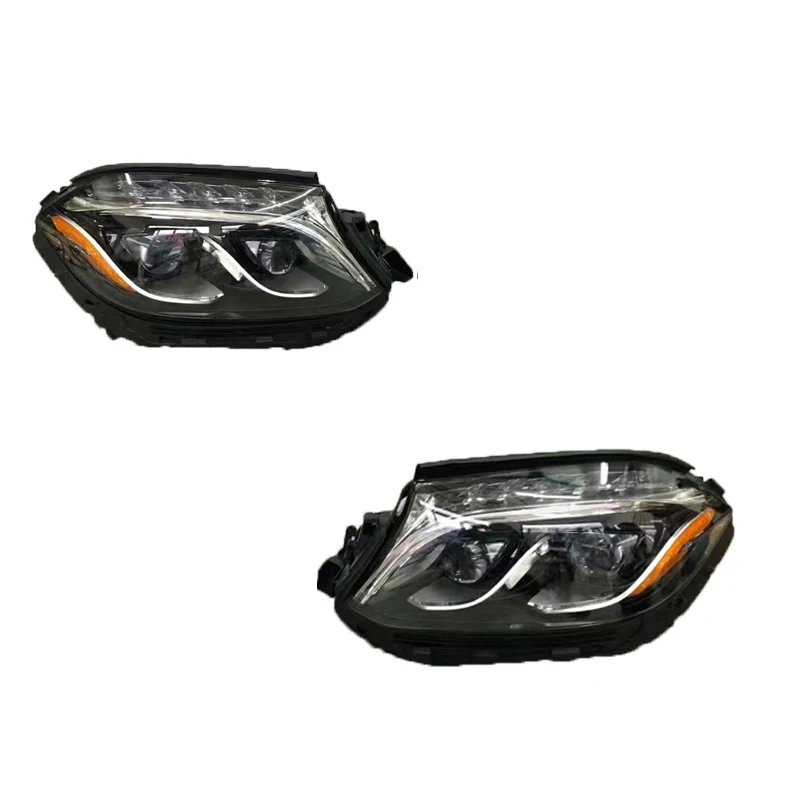 

For Mercedes W166 GLS Halogen Headlights Upgrade To LED 8000k Color Temperature New Condition For GLS 350 GLS450 X166 Retrofit