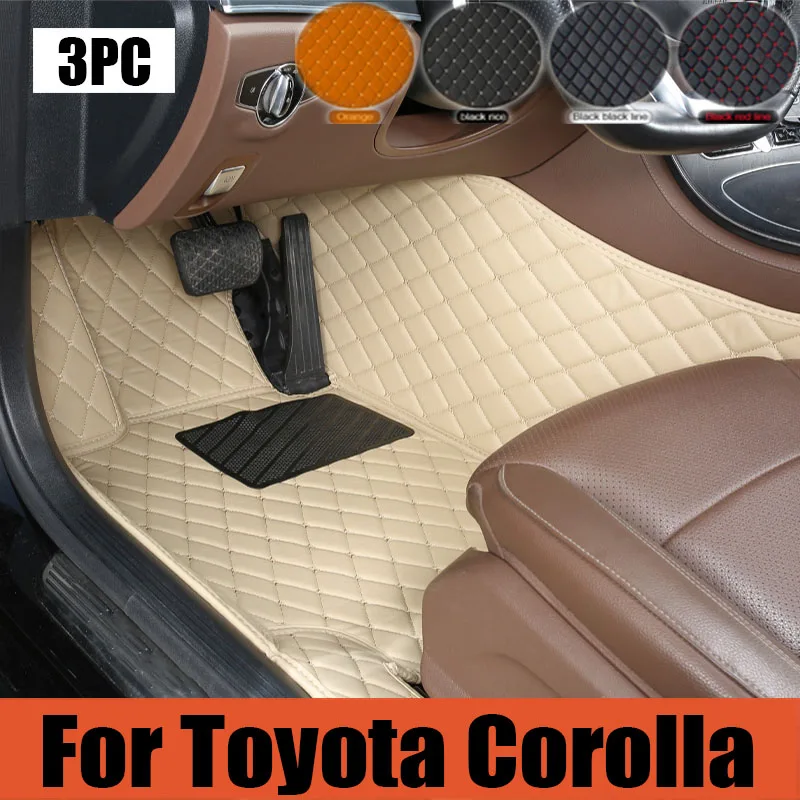 

Car Floor Mats For Toyota Corolla Cross 2022 2023 Custom Auto Foot Pads Automobile Carpet Cover Interior trunk mat