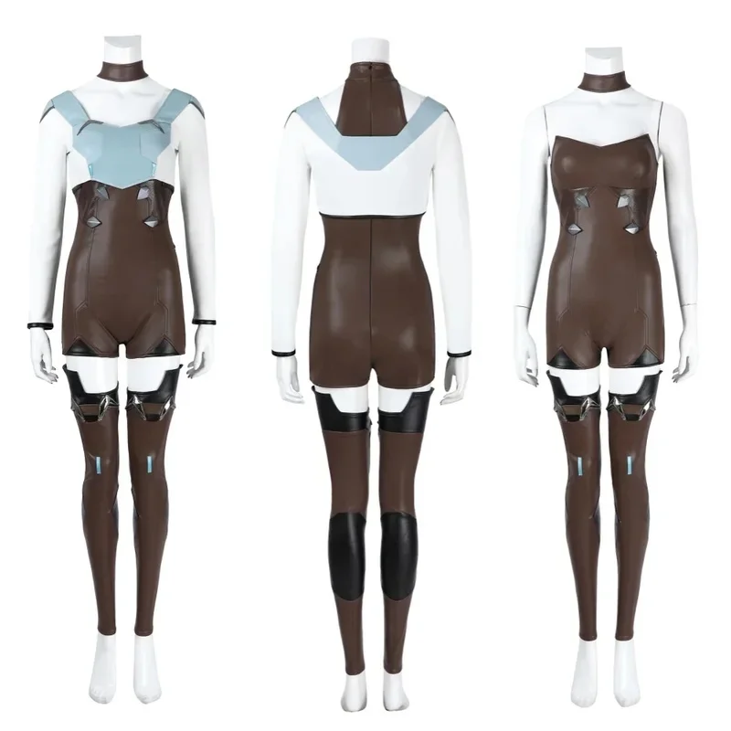 RGD4 Freja Cosplay Costume Game Watch Top Pants Cloak Outfit Full Set Girl Anime Dress Woman OW Freya Costumes Custom Made DP[7/ view 3
