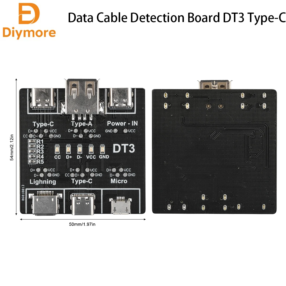 DT3 Type-C Interface Of The Data Cable Detection Board Quickly Detects Abnormal Black Data Line