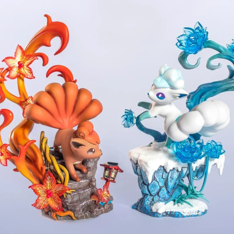 Pokemon Alolan Vulpix Anime Figure Action Figures Pvc Figurine Statue Collectible Model Decoration Ornament Gift Christmas Toy