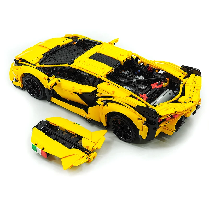 Personalizado MOC técnico Compatible 42115 bloques de construcción MOC modelo rompecabezas para adultos vehículo deportivo DIY juguetes para niños regalo de Navidad
