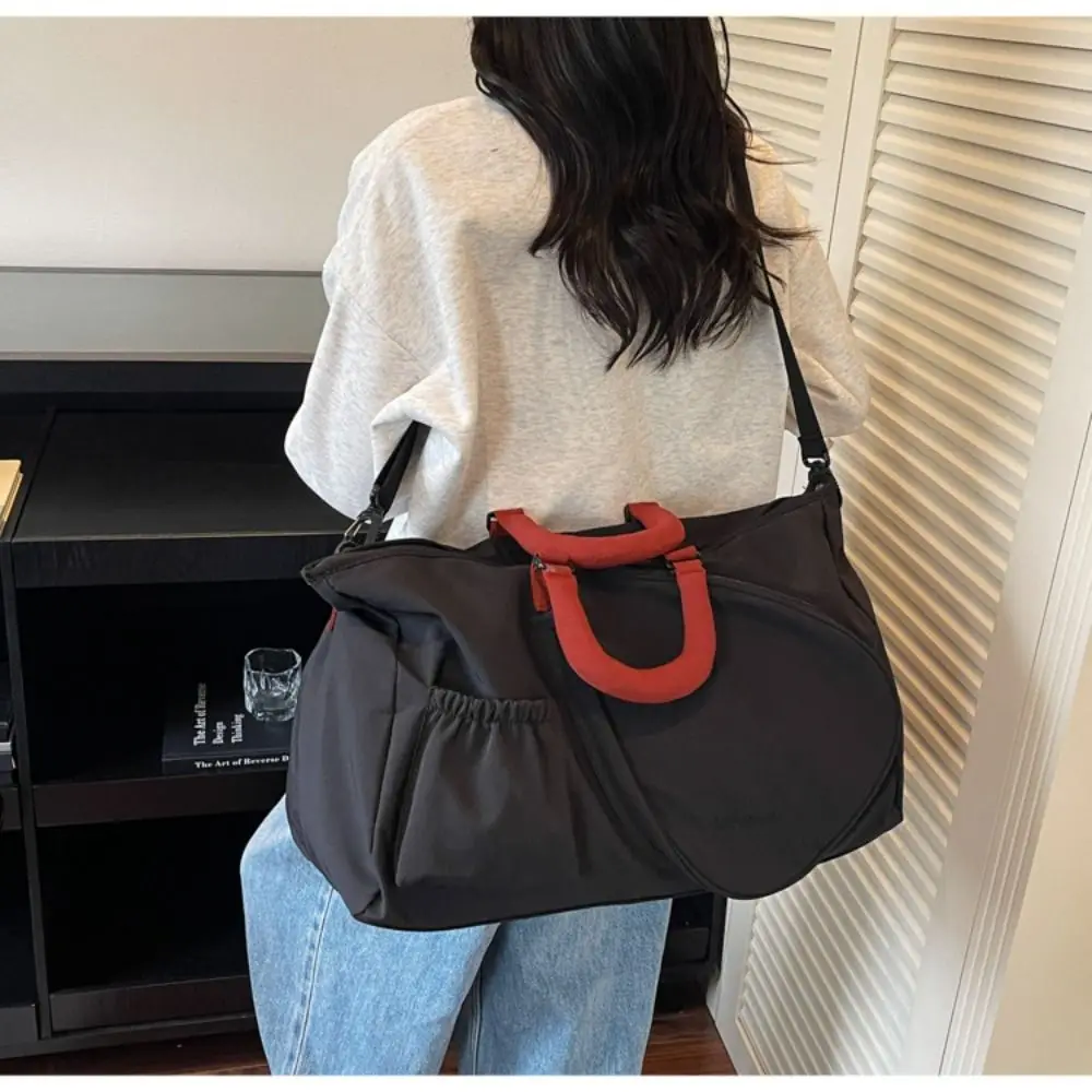 Professional Large Capacity Badminton Rackets Bag Dry Wet Separation Durable Sports Shoulder Bag Multifunctional Trip Tote Bag