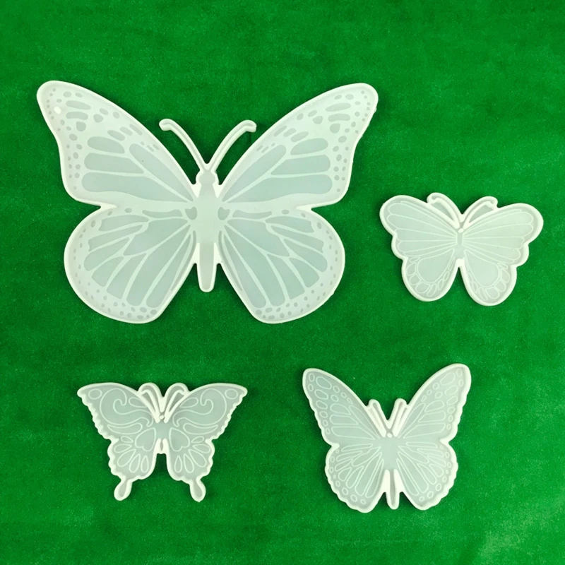 2023 New for Butterfly Series Wall Hanging Keychain Mould Silicone Epoxy Resin Molds DIY Pendant Jewellery Making Home Decor