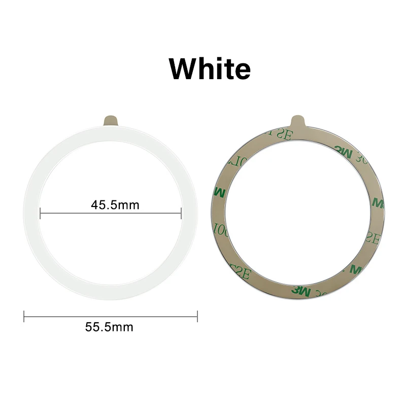 Universeller magnetischer Handy-Ring für Magsafe-Zubehör, Metallaufkleber, kabelloses Ladegerät, Eisenplatte, Blatt für iPhone 12, 13, 14 – Detail 10