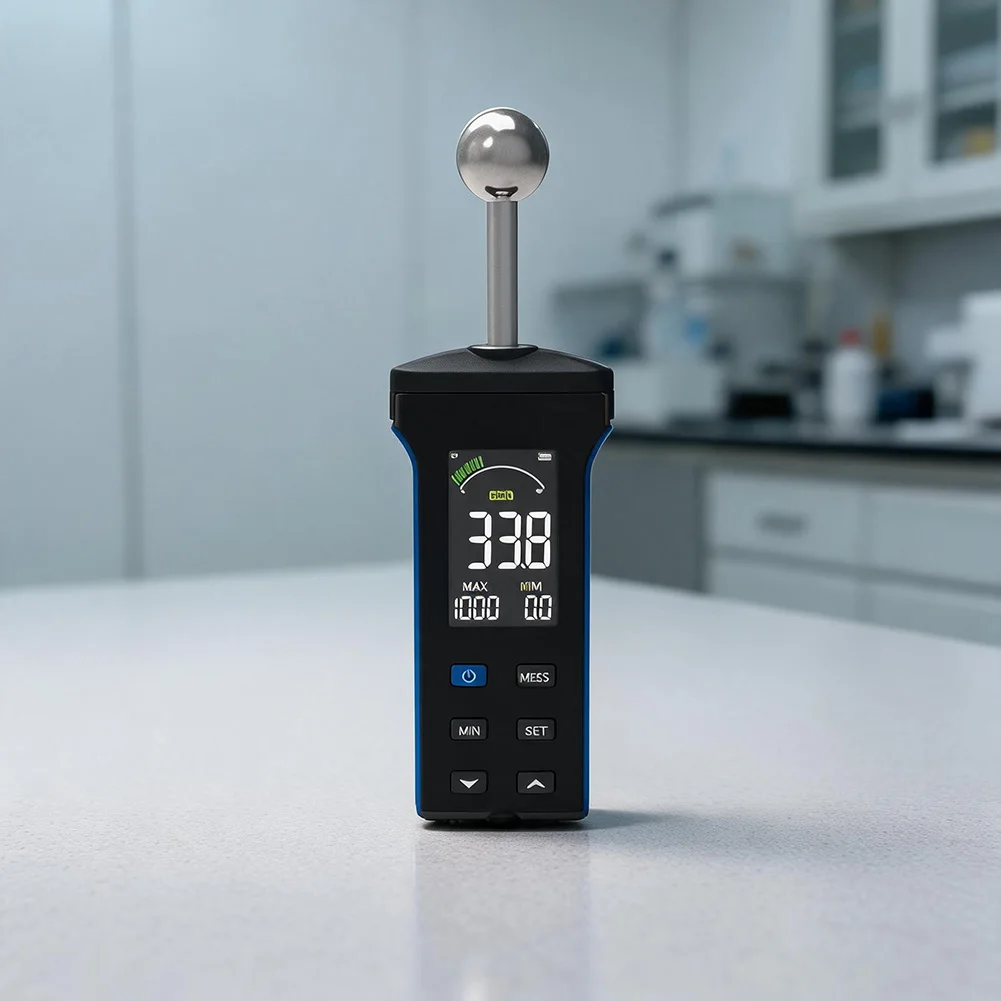 Inductive Moisture Analyzer HP-5000T for Wood Plaster Cement Floors Walls Non Needle Design 20-40mm Depth Measurement