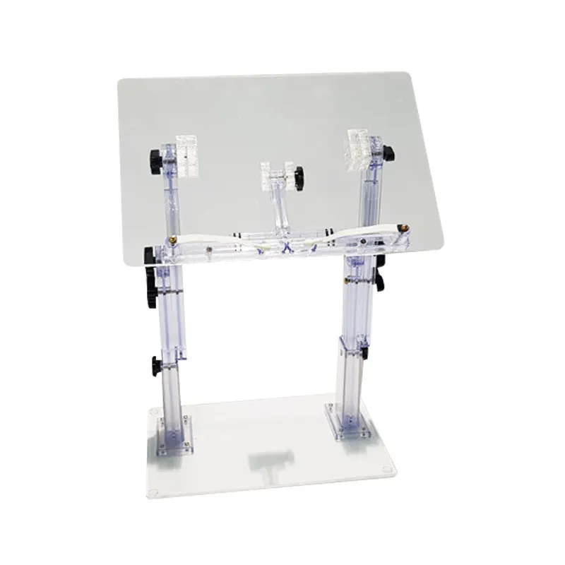 Reading shelf Reading shelf Book holder for primary school students Transparent adjustable floor lift Portable reading shelf