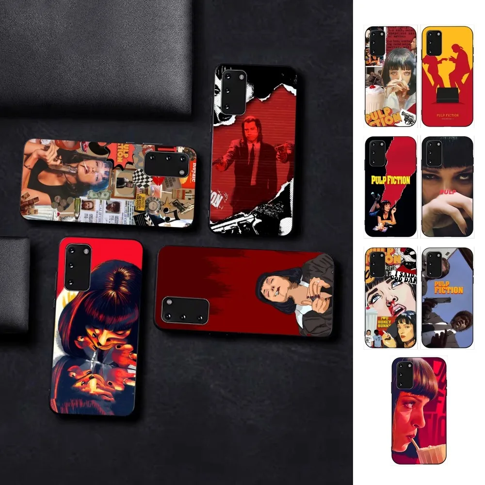Movie P-Pulp F-Fiction  Phone Case For Samsung S 9 10 20 21 22 23 30 23 24 plus lite Ultra FE S10lite Fundas