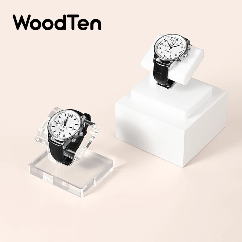 

WoodTen акриловая стойка для часов, элитный браслет для дисплея часов, съемная стойка для хранения, реквизит для дисплея часов, органайзер для ювелирных изделий
