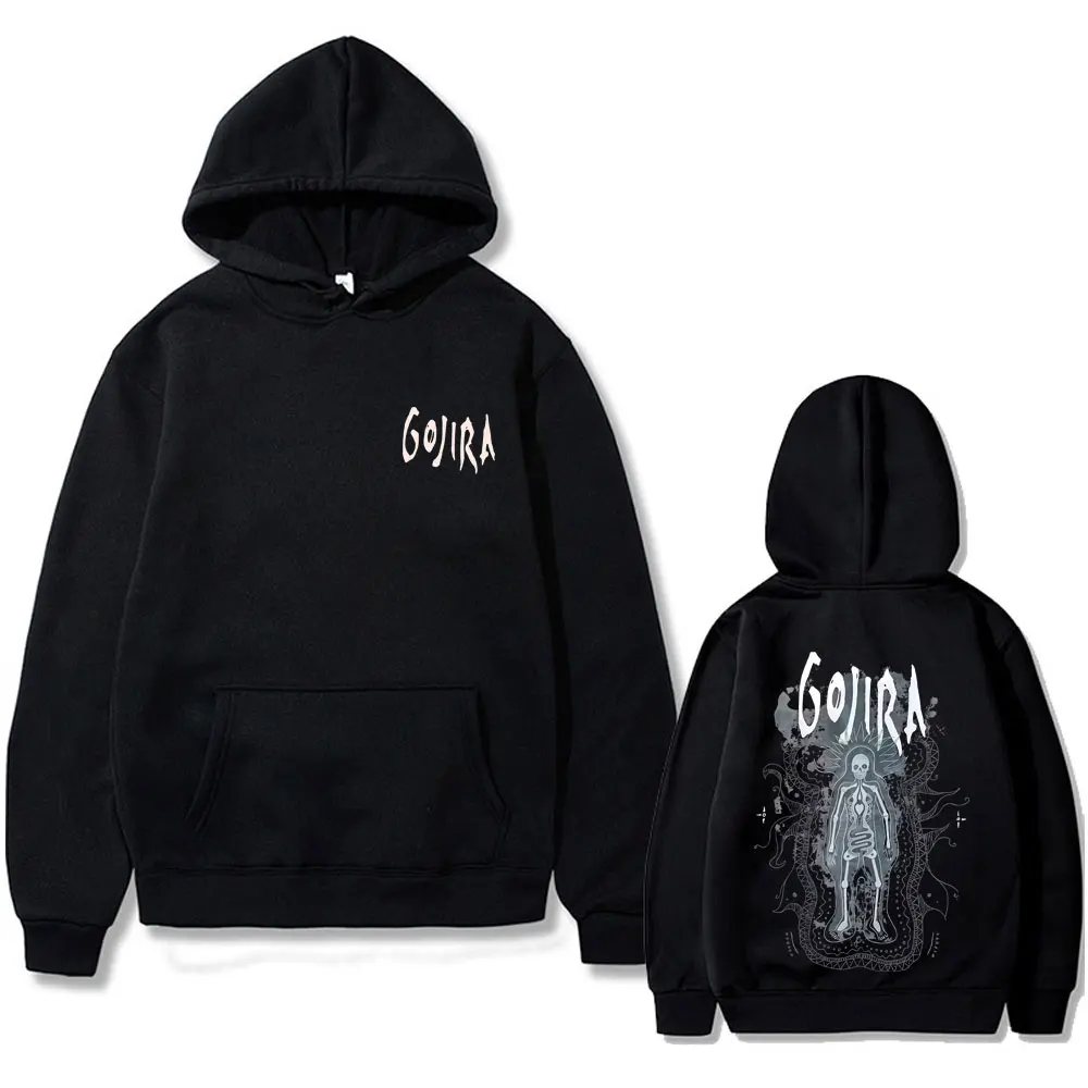 

Metal Rock Band Gojira The Flesh Alive Hoodie Men Women Fashion Oversized Streetwear Men's Casual Fleece Cotton Pullover Hoodies