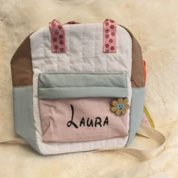 Customized Children's Printed Shopping Backpack, Cute And Fun Sunflower Hanging Accessories, Color Blocked Backpack
