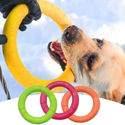 Hondenspeelgoed Trainingsringtrekker Puppy Vliegende schijf Kauwspeelgoed Buiten Interactief speelgoed Hondenspel Speelbenodigdheden Zabawki Dla Psa